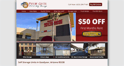 Desktop Screenshot of palmgatestorage.com